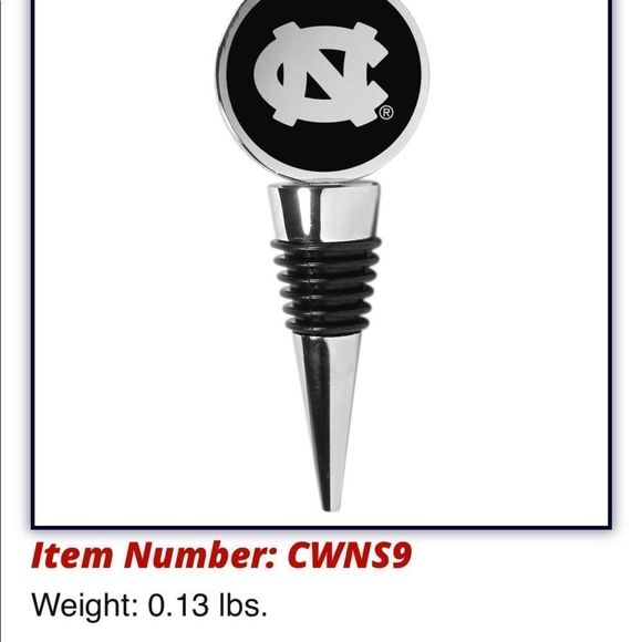 UNC Carolina Tarheels Wine Stopper Officially Licensed - Picture 3 of 6